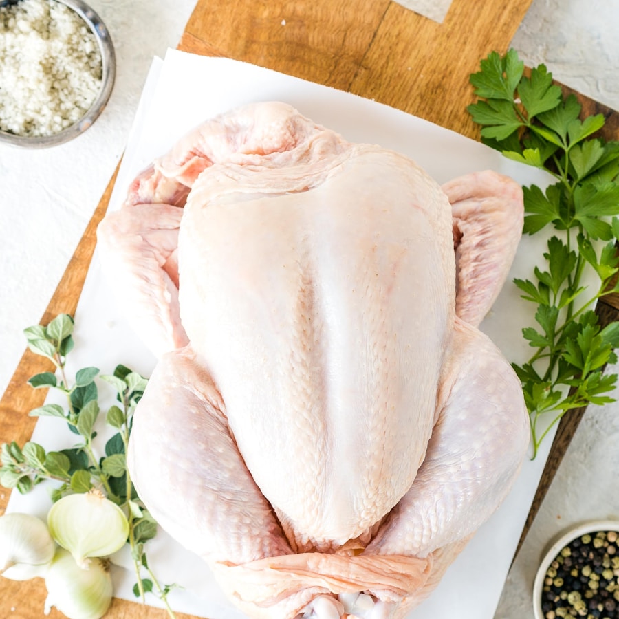 Whole pasture-raised chicken
